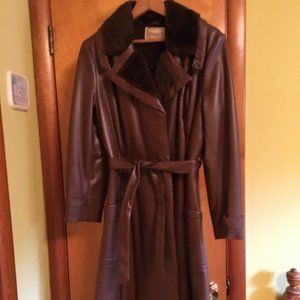 Vintage Women's vinyl coat